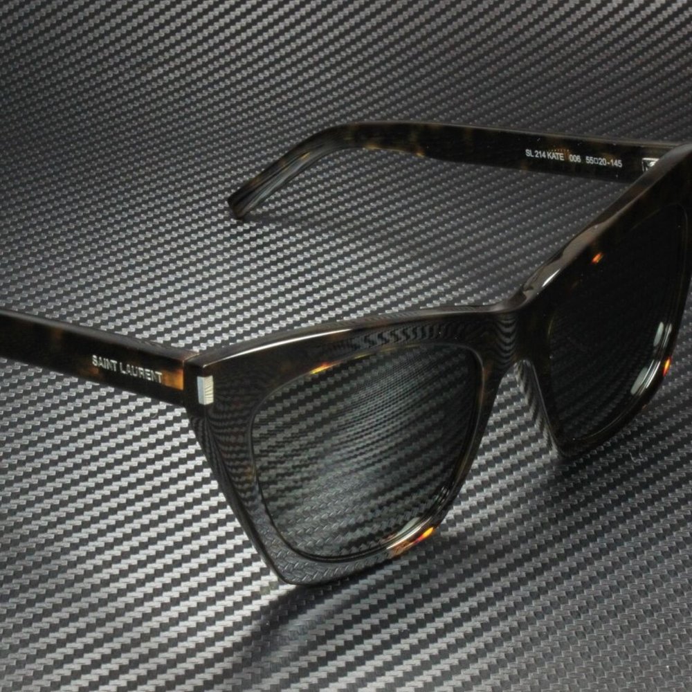 Saint Laurent Women's Havana Grey Sunglasses! - Picture 3 of 4
